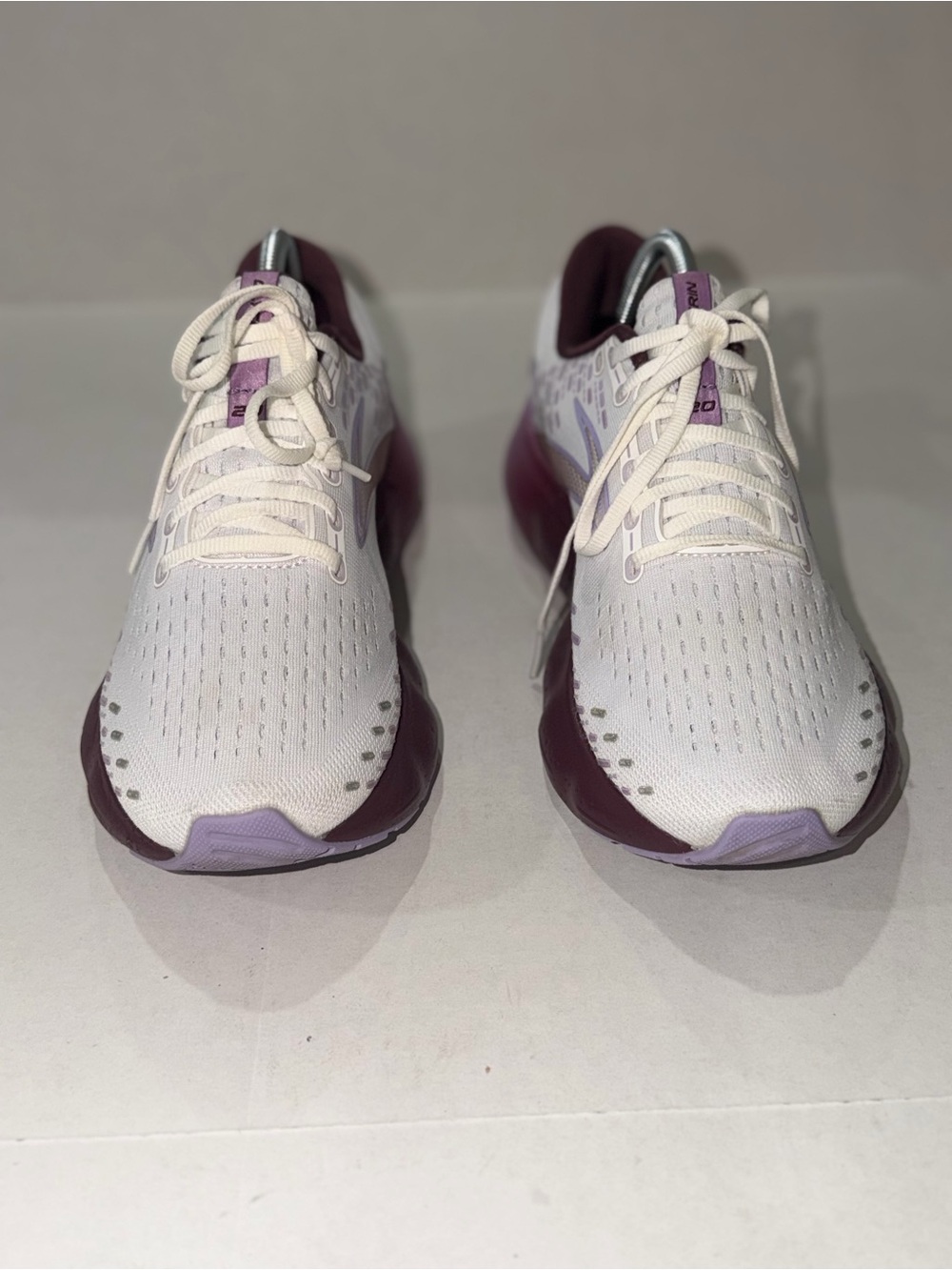 Brooks Women’s Athletic Sneakers in White and Purple